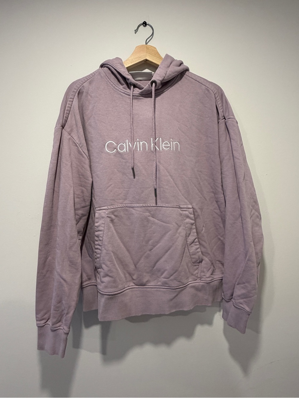 Calvin Klein Men's Dusty Lavender Pullover Hoodie